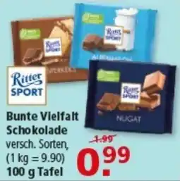 Multi Markt Ritter SPORT Bunte Vielfalt Schokolade Angebot