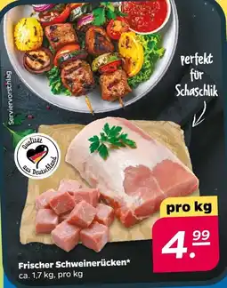 NETTO Frischer schweinerücken Angebot