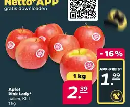 NETTO Apfel pink lady Angebot