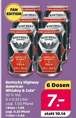 NETTO Kentucky highway american whiskey & cola Angebot