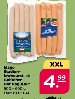 NETTO Mago stadion-bratwurst oder golßener hot dog xxl Angebot