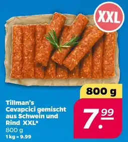 NETTO Tillman’s cevapcici gemischt aus schwein und rind xxl Angebot