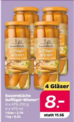 NETTO Bauernküche geflügel-wiener Angebot