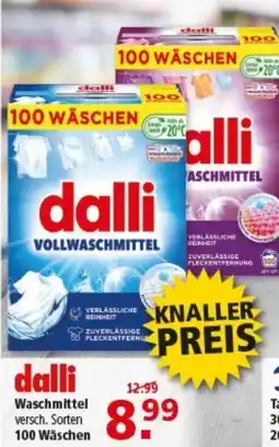 Multi Markt dalli Waschmittel Angebot