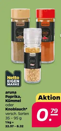 NETTO Aruna paprika, kümmel oder knoblauch Angebot