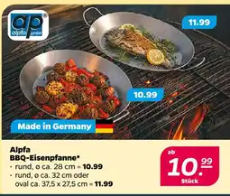 NETTO Alpfa bbq-eisenpfanne rund Angebot