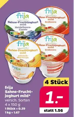 NETTO Frija sahne-fruchtjoghurt mild Angebot