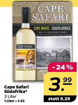 Netto Cape safari cape white Angebot