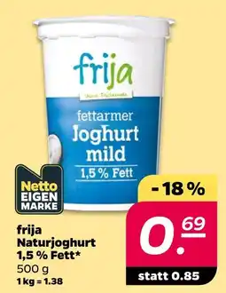 NETTO Frija naturjoghurt mild Angebot