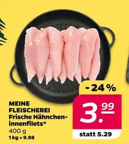 NETTO Meine fleischerei frische hähncheninnenfilets Angebot