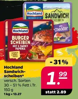NETTO Hochland sandwichscheiben Angebot