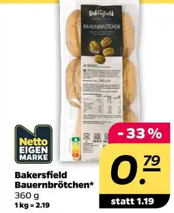 NETTO Netto eigenmarke bakersfield bauernbrötchen Angebot