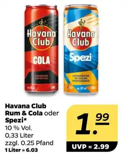 NETTO Havana club rum & cola Angebot