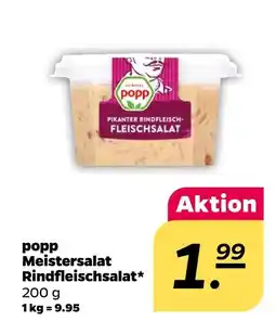 Netto Popp meistersalat rindfleischsalat Angebot