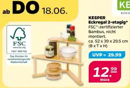 NETTO Kesper eckregal 2-etagig Angebot