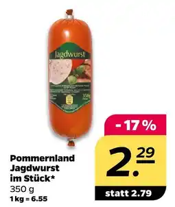 NETTO Pommernland jagdwurst im stück Angebot