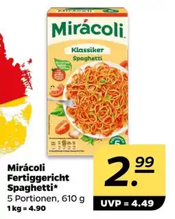 NETTO Mirácoli fertiggericht spaghetti Angebot
