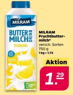 NETTO Milram fruchtbuttermilch Angebot