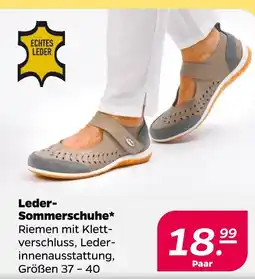 Netto Leder-sommerschuhe Angebot