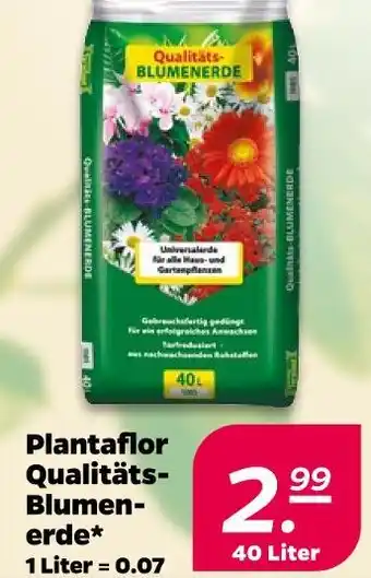 Netto Plantaflor qualitäts-blumenerde Angebot