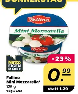 NETTO Fellino mini mozzarella Angebot