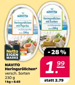 Netto Navito heringsröllchen Angebot