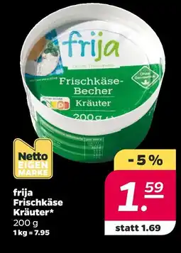 NETTO Frija frischkäse kräuter Angebot