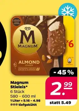 NETTO Magnum stieleis Angebot