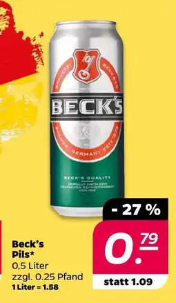 NETTO Beck's pils Angebot
