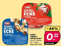NETTO Müller joghurt mit der ecke Angebot
