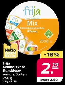 Netto Frija schmelzkäse runddose Angebot