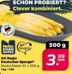 NETTO Netto eigenmarke go regio deutscher spargel Angebot