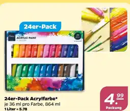 NETTO 24er-pack acrylfarbe Angebot