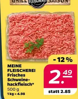 NETTO Meine fleischerei frisches schweinehackfleisch Angebot