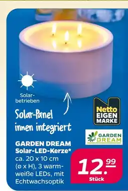 NETTO Garden dream solar-led-kerze Angebot