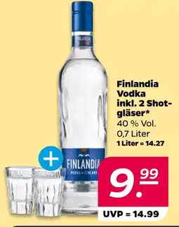 NETTO Finlandia vodka inkl. 2 shotgläser Angebot