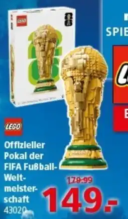 Multi Markt LEGO Offizieller Pokal der FIFA Fußball Weltmeisterschaft Angebot