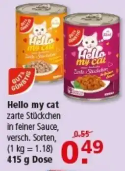 Multi Markt GUT GÜNSTIG Hello my cat Angebot