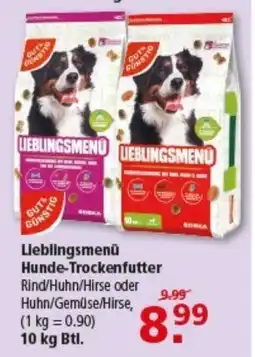 Multi Markt Lieblingsmenü Hunde-Trockenfutter Angebot
