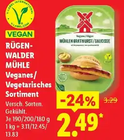 Lidl RÜGEN- WALDER MÜHLE Veganes/ Vegetarisches Sortiment Angebot