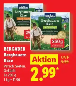 Lidl BERGADER Bergbauern Käse Angebot