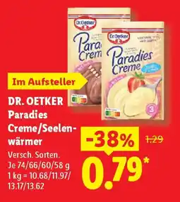 Lidl DR. OETKER Paradies Creme/Seelenwärmer Angebot