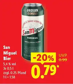 Lidl San Miguel Bier Angebot