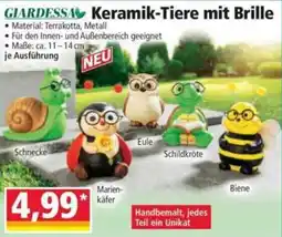 Norma GIARDESSA Keramik-Tiere mit Brille Angebot
