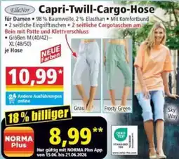 Norma Elle Nor Capri-Twill-Cargo-Hose Angebot