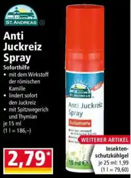 Norma ST. ANDREAS Juckreiz Spray Angebot