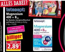Norma tetesept: Magnesium 400 + B12 Angebot