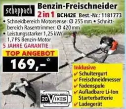 Norma Scheppach Benzin-Freischneider 2 in 1 BCH42E Angebot
