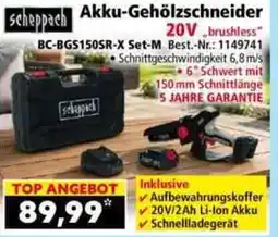 Norma scheppach Akku-Gehölzschneider 20V Akku-Gehölzschneider 20V brushless" Angebot