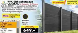 Norma WPC-Sichtschutzzaun CARACAS Angebot